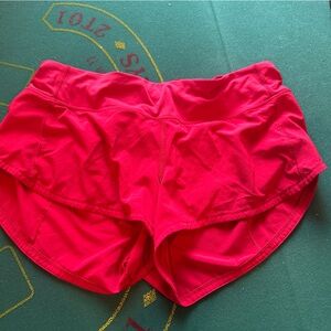 lululemon athletica Women's Red Shorts